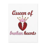 Queen Of Broken Hearts postcards
