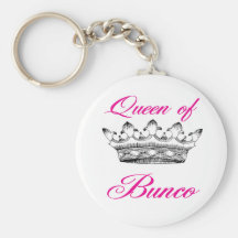 queen of bunco key chains