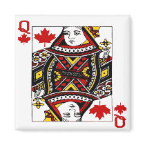 QUEEN OF CANADA magnets
