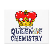 Queen Of Chemistry Post Cards