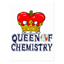Queen Of Chemistry Postcards