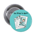 Queen of Chemo Button