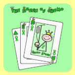 Queen of Chemo Square Sticker