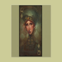 Queen of Diamonds postcards by woodyrye Queen of Diamonds postcards
