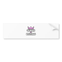 Queen of Editing Bumper Sticker