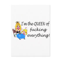 Queen of Everything 2 Post Cards