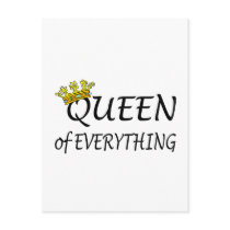 Queen Of Everything Crown Postcard