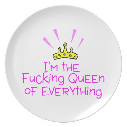 Queen Of Everything Party Plates