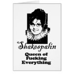 Queen of fucking everything card