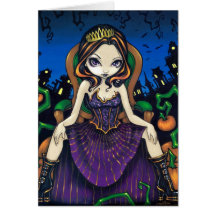 "Queen of Halloween" Greeting Card
