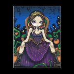 "Queen of Halloween" Postcard