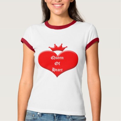 queen of heart tshirt by cycreation