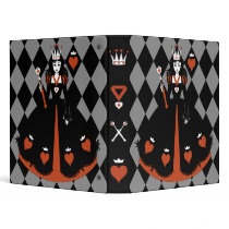 Queen of Hearts Binder by opheliasart Queen of Hearts Binder