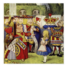 Queen of Hearts Canvas Print print