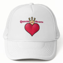 QUEEN OF HEARTS CAP hats