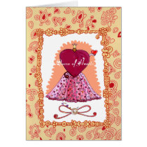 Queen of Hearts Card cards