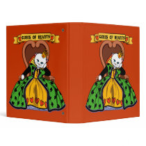 Queen of hearts cat binders by JellyRollDesigns Queen of hearts cat binders