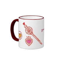 Queen of Hearts Customizable Text Mug
