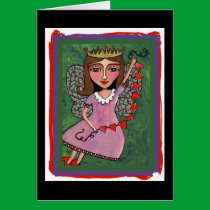 Queen of Hearts Fairy - all-occasion cards