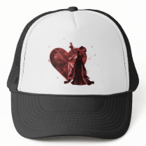 Queen Of Hearts & Heart Jewel - Red hats