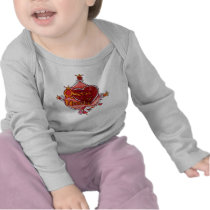 Queen of Hearts Infant Long Sleeve t-shirts