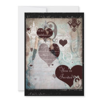 Queen of Hearts Invitation invitations