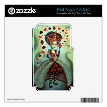 Queen of Hearts iPod Touch 4G Decal