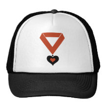 Queen of Hearts Medallion Hats