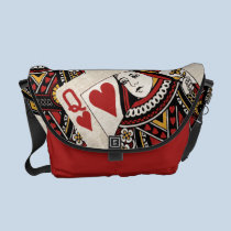 Queen of Hearts messenger bag messenger bags