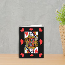 Queen of Hearts Notecard cards
