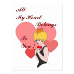 Queen of Hearts Post Cards