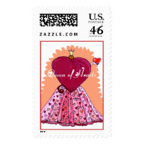 Queen of Hearts Postage postage by ShouShou Queen of Hearts Postage postage