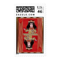 Queen of Hearts postage by SeaAngel Queen of Hearts postage