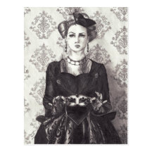 Queen of Hearts - Postcard