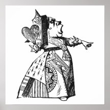 Queen of Hearts Print