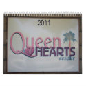 Queen of Hearts Resort calendar