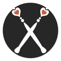 Queen of Hearts Scepters stickers by opheliasart Queen of Hearts Scepters stickers