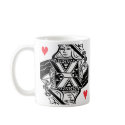 Queen of Hearts Vector Graphic Mug by urbanphotos Queen of Hearts Vector Graphic Mug