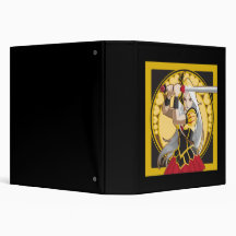 Queen of Hearts Vinyl Binder
