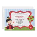 Queen of Hearts Wonderland Birthday Custom Invite