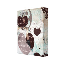 Queen of Hearts Wrapped Canvas canvas prints