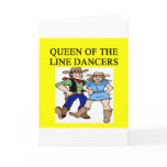 queen of line dancing greeting cards