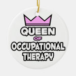 Queen of Occupational Therapy Christmas Tree Ornament Queen of Occupational Therapy Christmas Tree Ornament