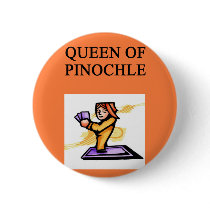queen of pinochle buttons
