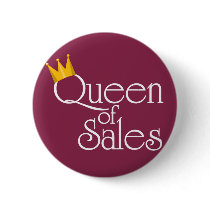 Queen of Sales buttons by deencreative Queen of Sales buttons