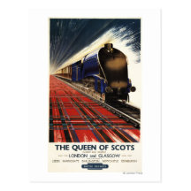 Queen of Scots Pullman Train Post Cards