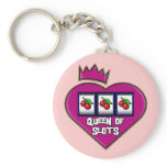 QUEEN OF SLOTS KEYCHAIN