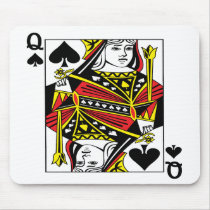 Queen of Spades Mousepad by urbanphotos Queen of Spades Mousepad
