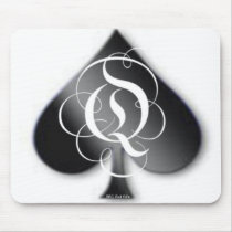 Queen Of Spades Mouse Pads
