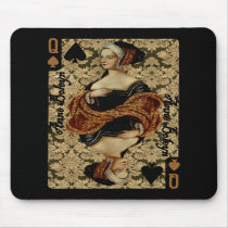 Queen of Spades Mousepad by Jaenne Queen of Spades Mousepad